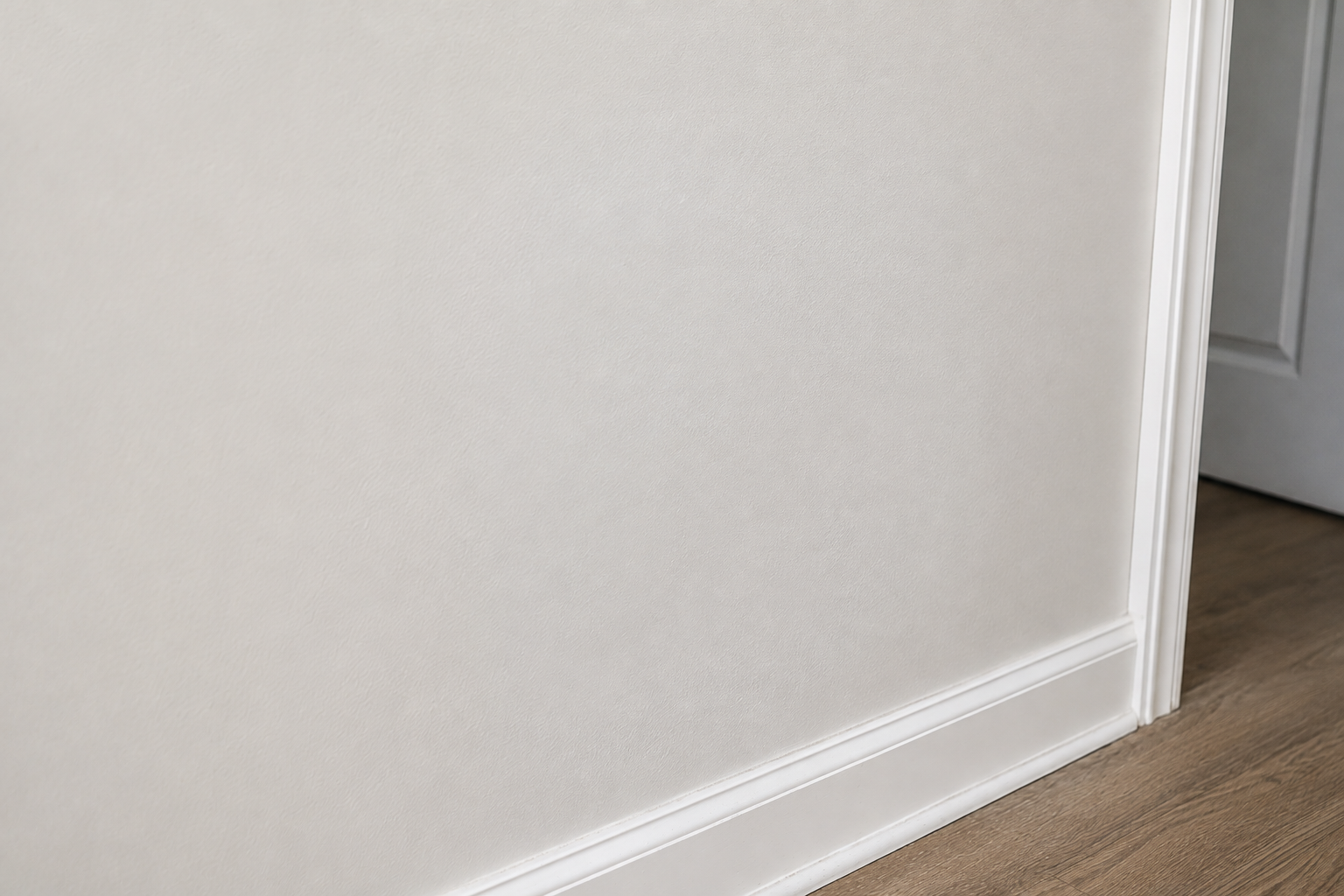 Drywall after professional repair